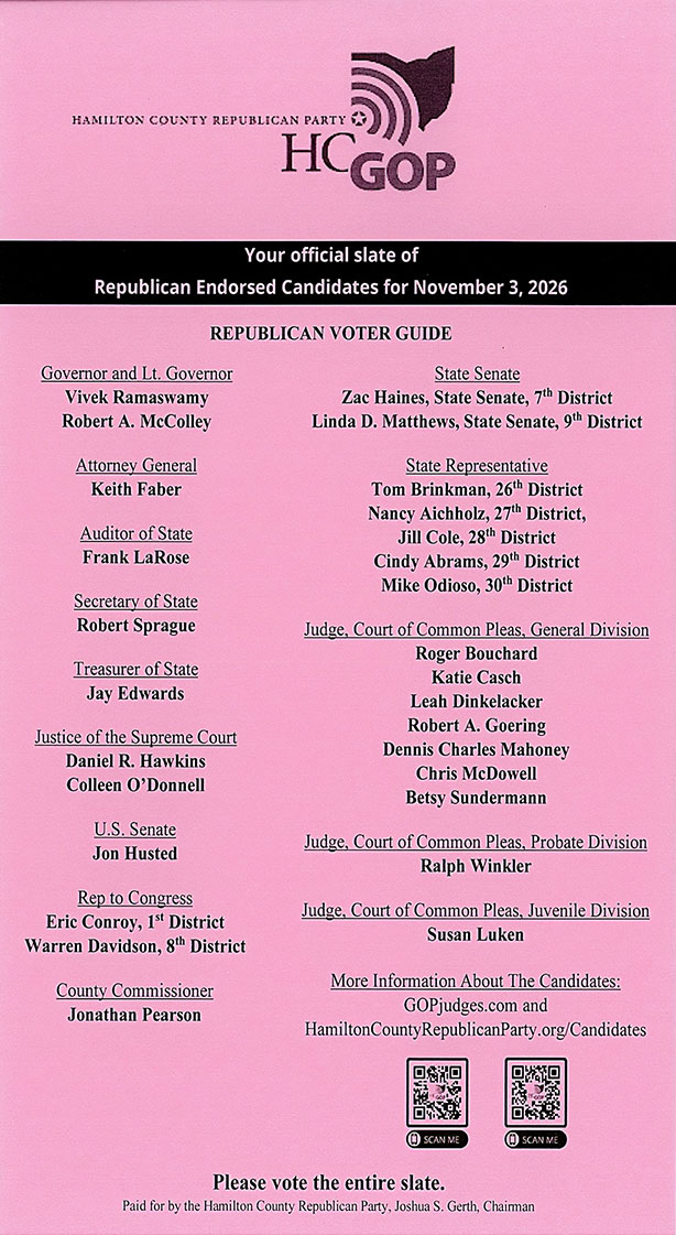 2026 Ballot